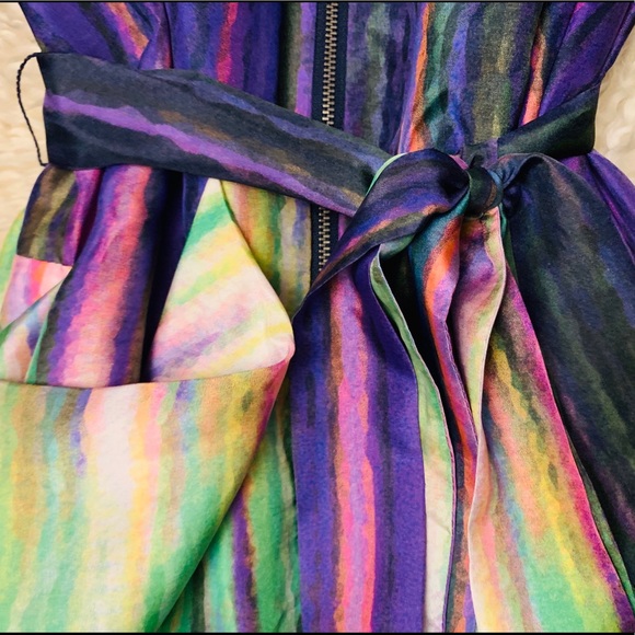 BCBG Multicolor Silk Dress - Picture 4 of 8